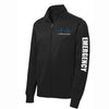 Mens Sport-Wick® Fleece Nurse Track Jacket with TITLE Down Sleeve