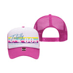 St. Paul the Apostle Totally 80's - STRIPED Mesh Trucker Hat
