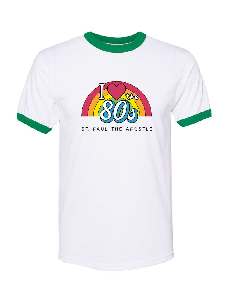 St. Paul the Apostle Ringer Tee - I HEART THE 80's