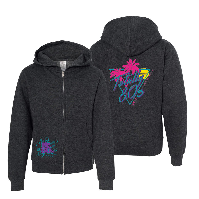 St. Paul the Apostle Totally 80's - Vice Full Zip Hoodie - Charcoal Heather