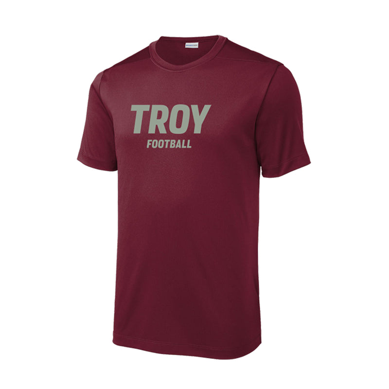 Troy University Sports Performance Short Sleeve T-Shirt - Choice of Sport - Cardinal