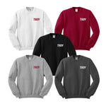 Troy University Embroidered Crewneck Sweatshirt