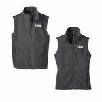Troy University Fleece Vest - Iron Grey