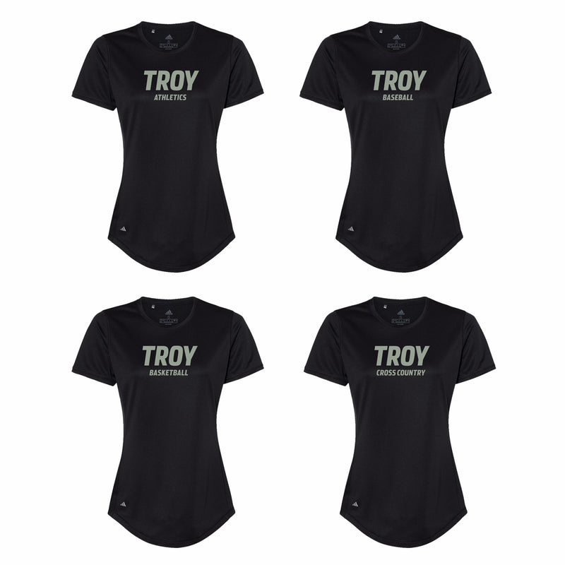 Troy Sport Specific Adidas Sport Tshirt - Choice of Sport - Ladies Black