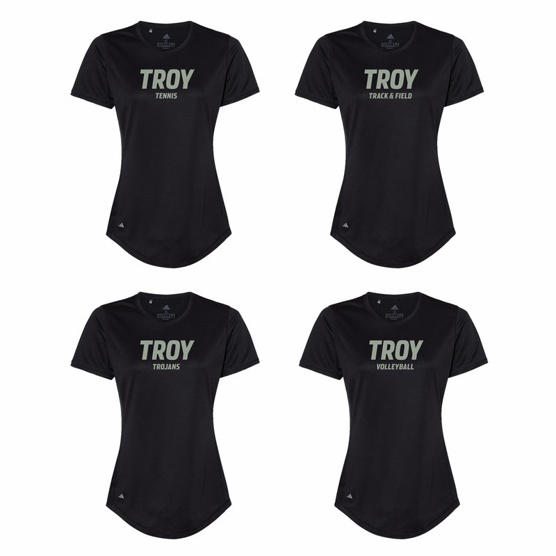 Troy Sport Specific Adidas Sport Tshirt - Choice of Sport - Ladies Black