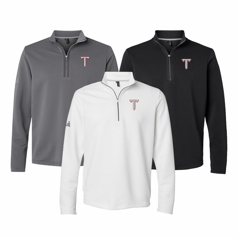 Troy University Adidas Spacer Quarter-Zip Pullover