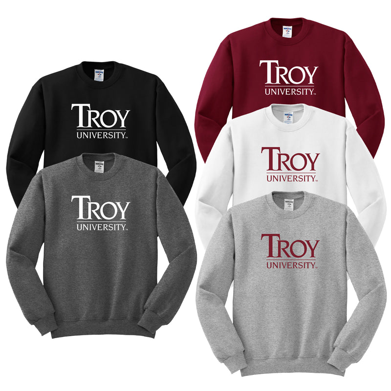 Troy University Crewneck Sweatshirt - Choice of Logo