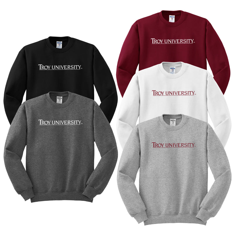 Troy University Crewneck Sweatshirt - Choice of Logo