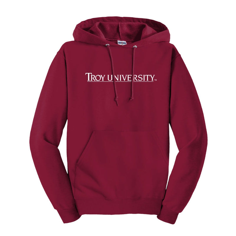 Troy University Hooded Pullover Sweatshirt - Choice of Logo