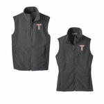 Troy University Fleece Vest - Iron Grey