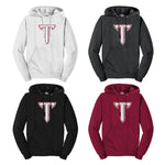 Troy University Hooded Pullover Sweatshirt - Choice of Logo