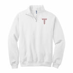 Troy University Embroidered Quarter Zip Sweatshirt - Choice of Logo