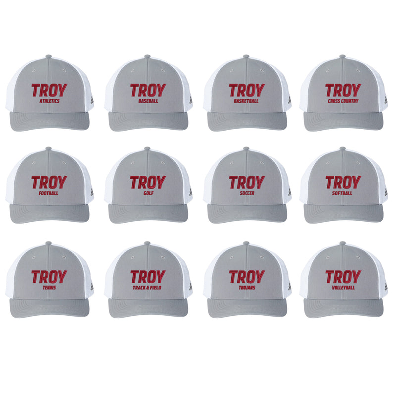 Troy University Sports Adidas Trucker Hat - Choice of Sport