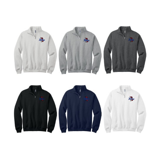 The University of Tulsa Sweatshirt, Embroidered Quarter Zip