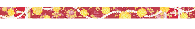 Junior League Twillie Scarf - Roses & Pearls Pattern