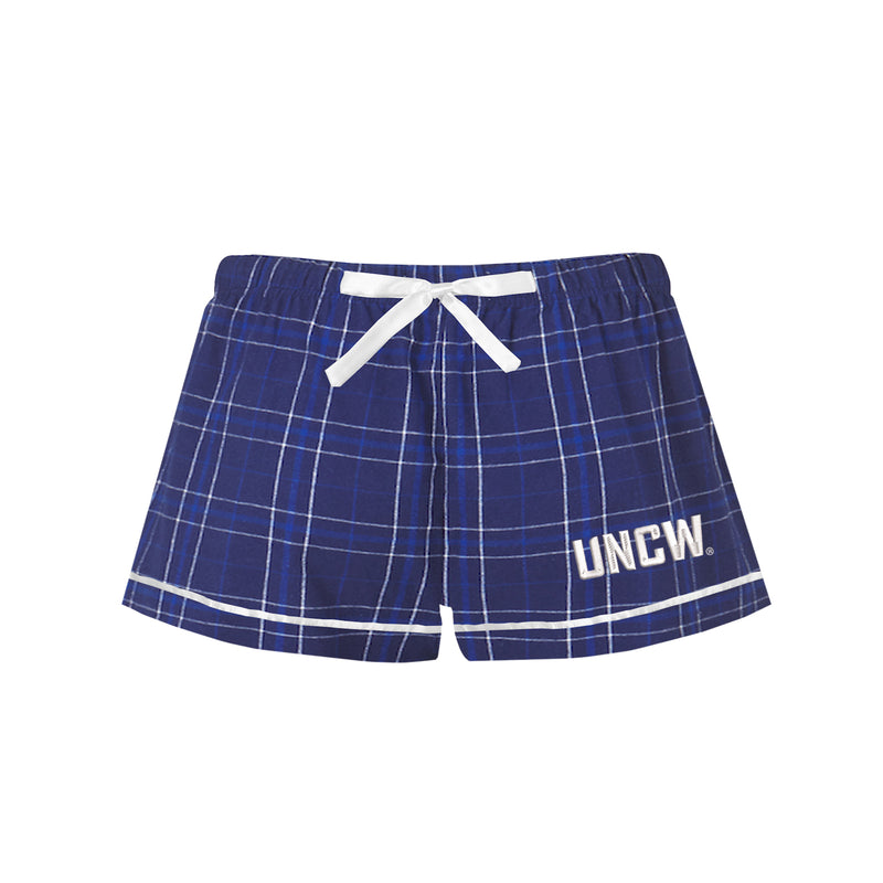 UNCW Seahawk Flannel Boxers - Ladies