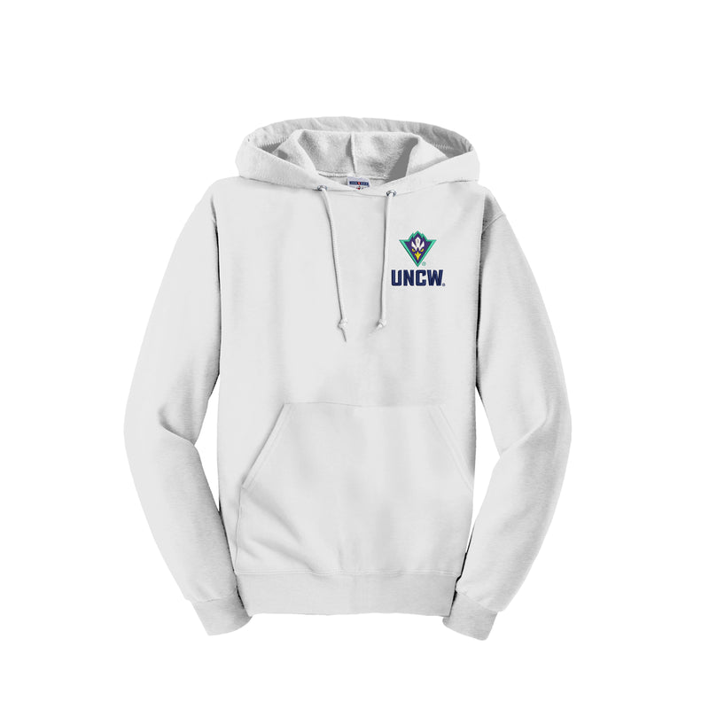 University of North Carolina Wilmington Hooded Pullover Sweatshirt - Embroidered UNCW Seahawks Logo