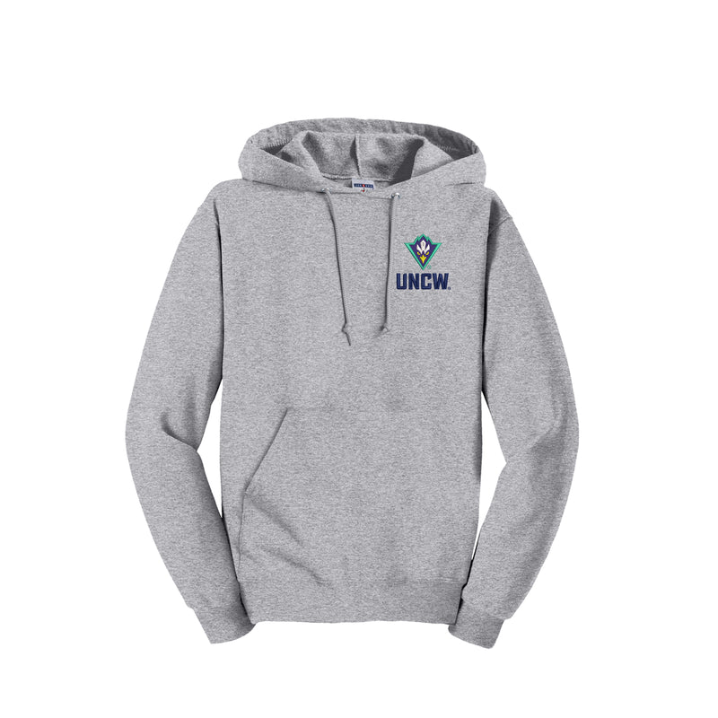 University of North Carolina Wilmington Hooded Pullover Sweatshirt - Embroidered UNCW Seahawks Logo