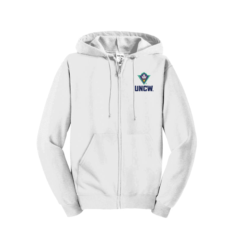 UNCW Full Zip Hoodie - Logo