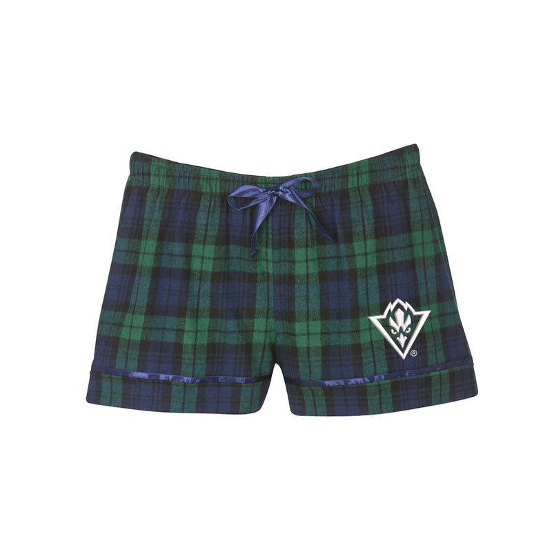 UNCW Seahawk Flannel Boxers - Ladies
