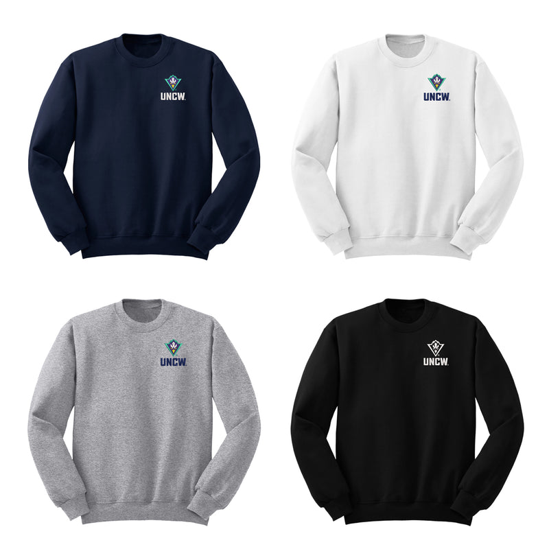 UNCW Embroidered Crewneck - Logo