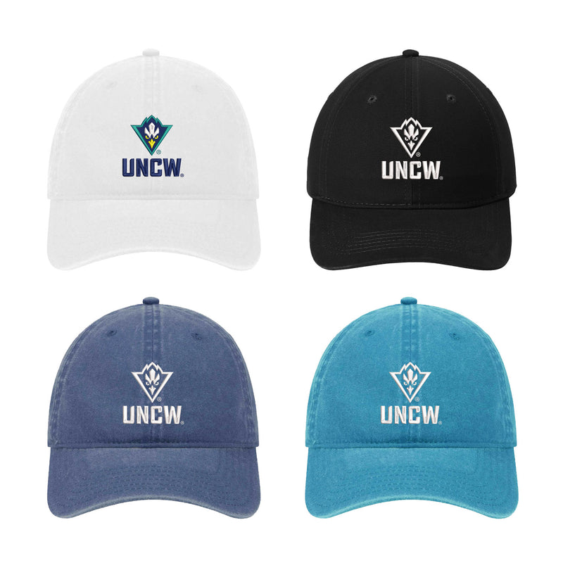 UNCW Seahawks Beach Washed Baseball Cap - Logo