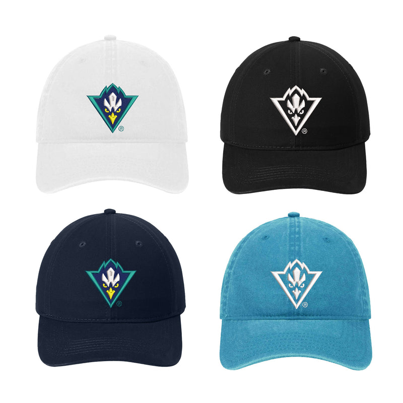 UNCW Beach Washed Baseball Cap - Seahawk