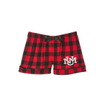 University of New Mexico Flannel Boxers - Ladies
