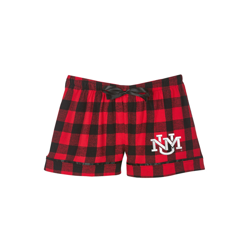 University of New Mexico Flannel Boxers - Ladies