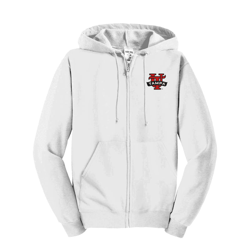 University of Tampa Full Zip Hoodie - Embroidered UT Logo