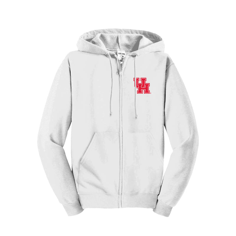 University of Houston Zip Up Hoodie - Embroidered UH Logo
