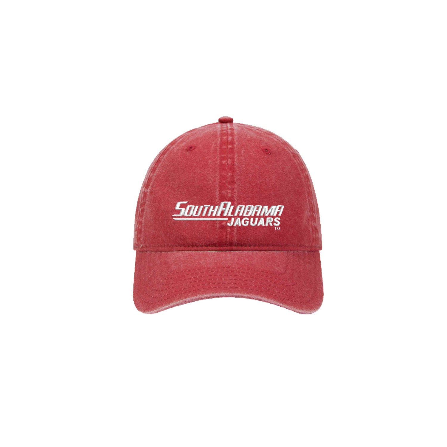 University of South Alabama Cotton Beach Washed Hat Wordmark Logo