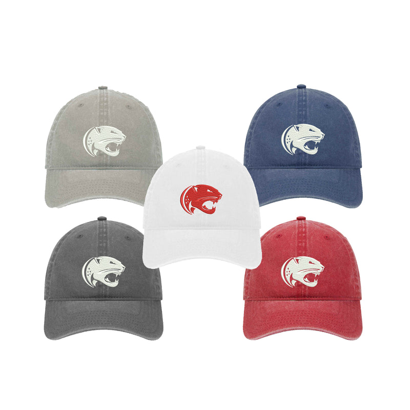 University of South Alabama Cotton Beach Washed Hat - Jaguar Logo