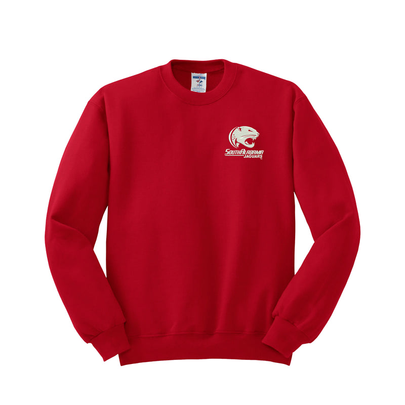 University of South Alabama Crewneck Sweatshirt - Embroidered Jaguar Logo