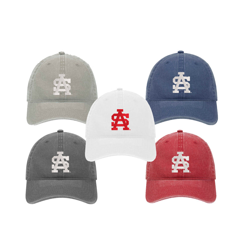 University of South Alabama Cotton Beach Washed Hat - SA Logo