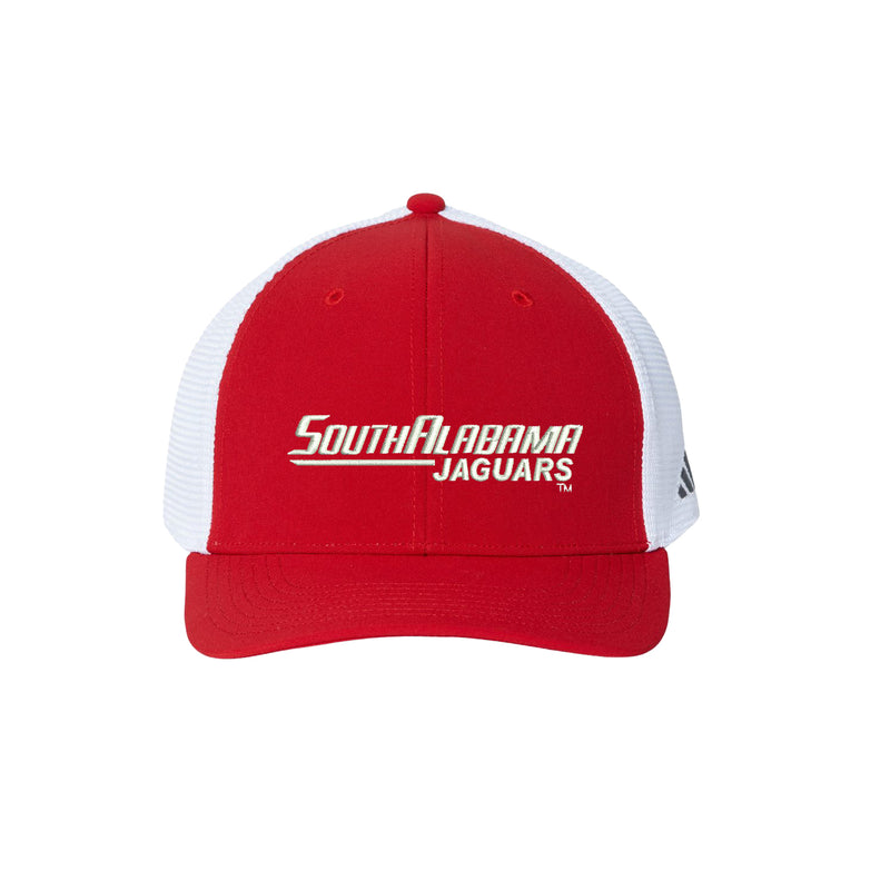 University of South Alabama Adidas Sustainable Trucker Cap - Workmark Cotton Sisters University of South Alabama Adidas Sustainable Trucker Cap - Workmark Cotton Sisters