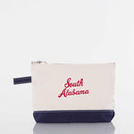 University of South Alabama Cotton Canvas Cosmetic Bag
