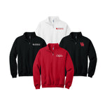 University of Houston Quarter Zip Sweatshirt - Embroidered Choice of Logo