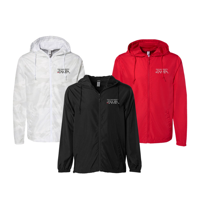 University of Tampa Full Zip Windbreaker Jacket