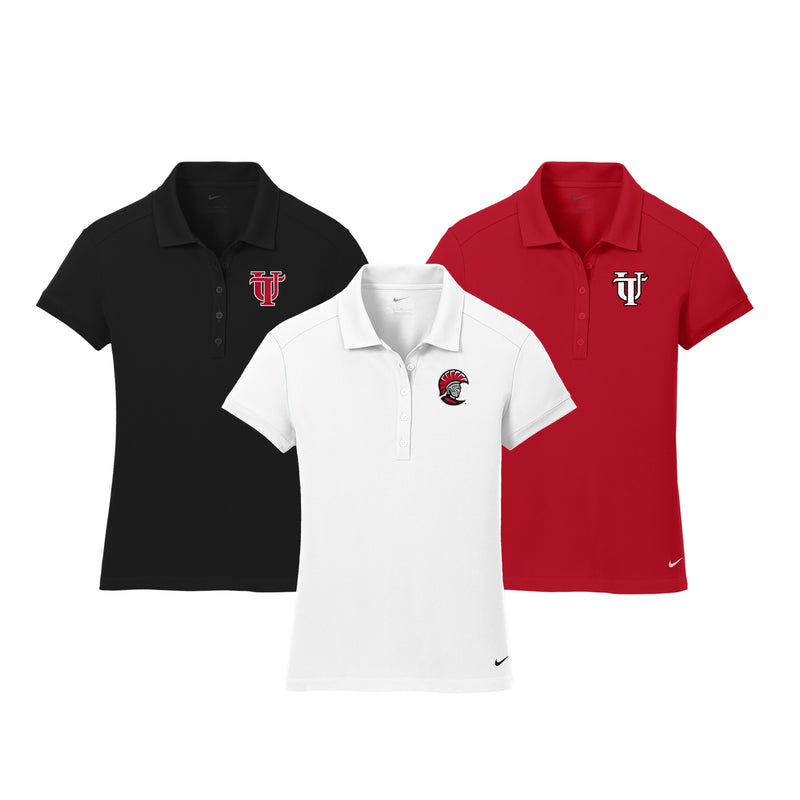University of Tampa Nike Ladies Dri-FIT Solid Icon Pique Modern Fit Polo