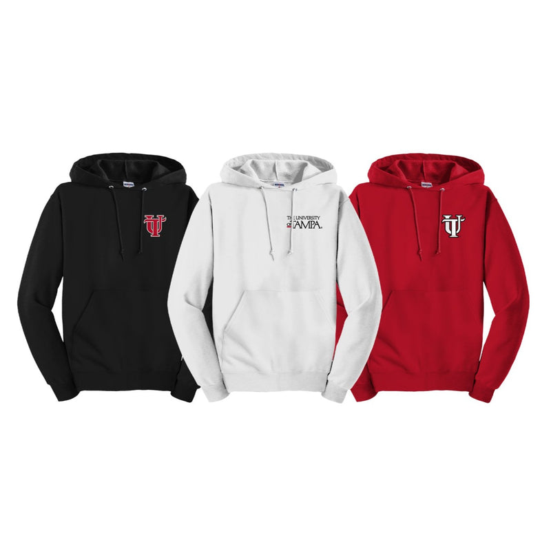 University of Tampa Hooded Pullover - Embroidered Logo