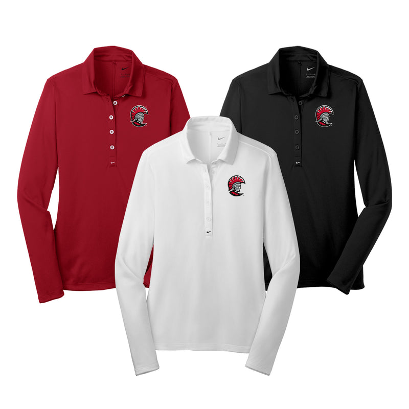 University of Tampa Nike Ladies Long Sleeve Dri-FIT Stretch Tech Polo