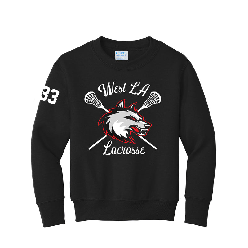 West LA Lacrosse Core Fleece Crewneck Sweatshirt