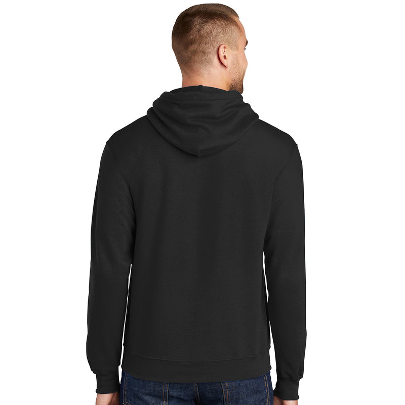 West LA Lacrosse Core Fleece Pullover Hooded Sweatshirt with Number