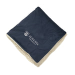 Augusta University Sherpa Lined Blanket