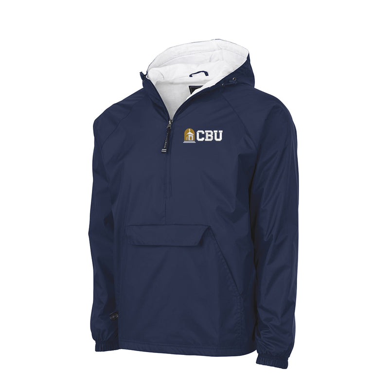 California Baptist University Lined Windbreaker - Embroidered CBU Bell Tower