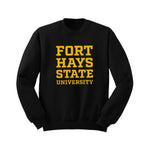 Fort Hays State University Stacked Logo
