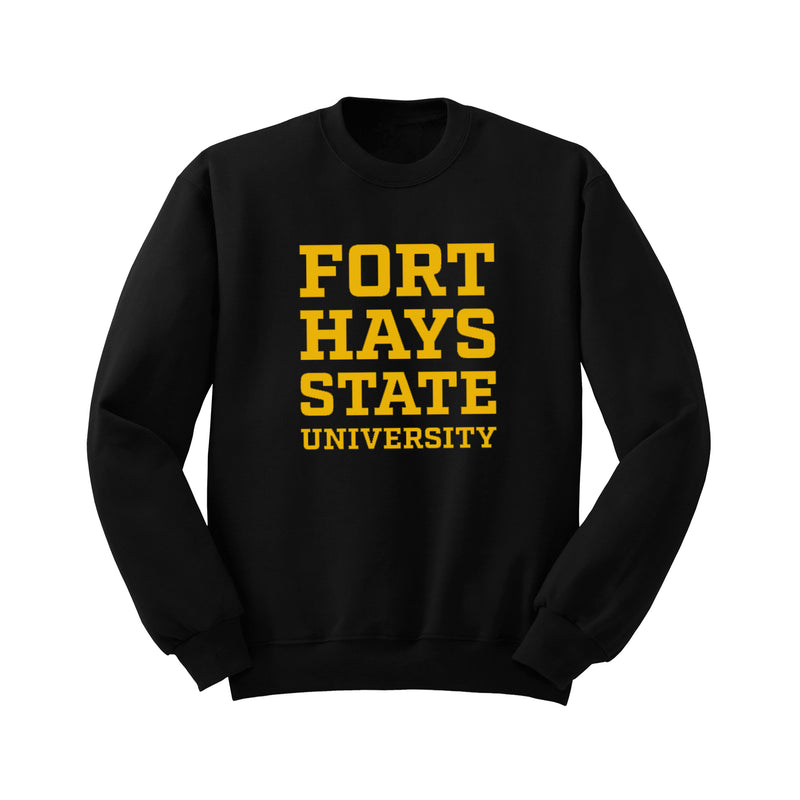 Fort Hays State University Stacked Logo