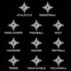 Furman Diamond Logo Athletics Puffer Vest - Choice of Sport