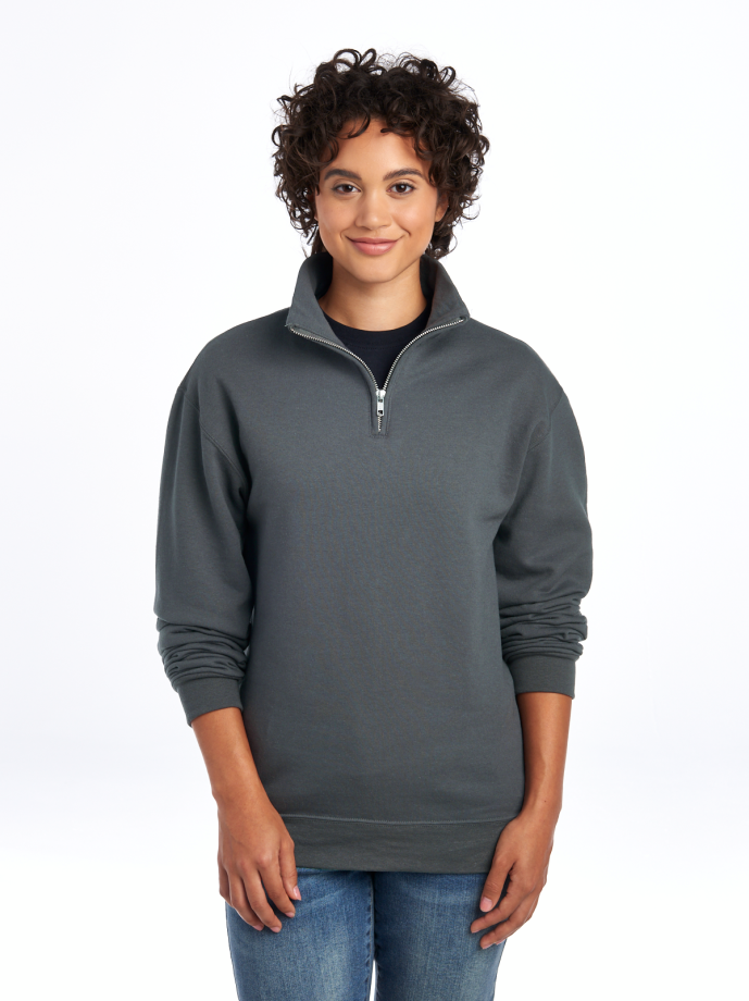 Embry-Riddle Aeronautical University Embroidered QuarterZip Sweatshirt
